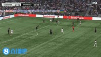 迈阿密0-1落后！白浪三传两递打穿迈阿密防线，怀特头球破门